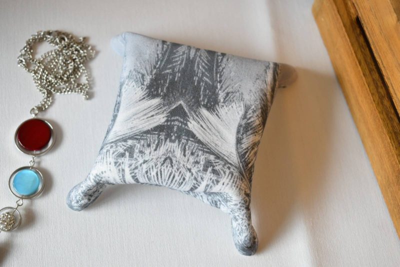 Zoria Handmade Trinket Tray, Fabric Accessory Storage Holder