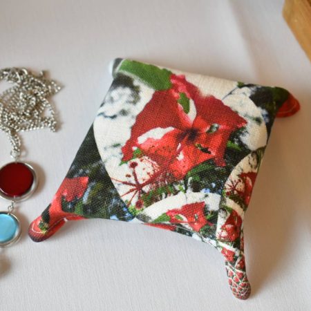 Zara Handmade Trinket Tray, Fabric Accessory Storage Holder