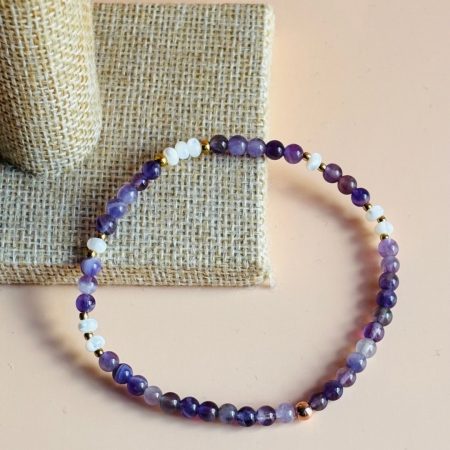 Handmade Amethyst Bracelet