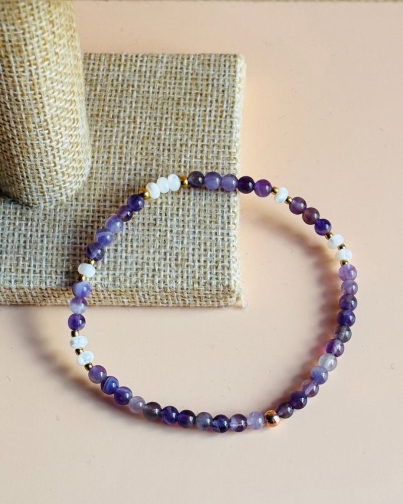 Handmade Amethyst Bracelet