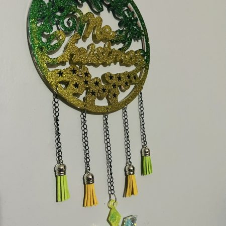Merry Christmas hanging decoration