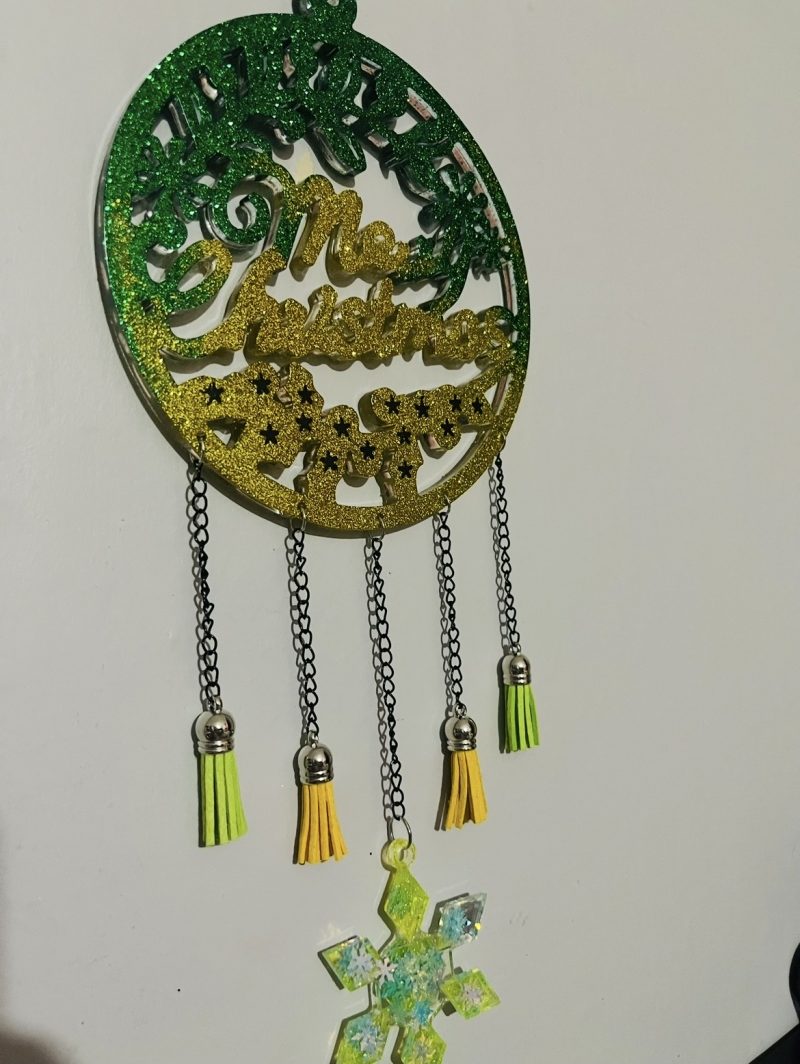 Merry Christmas hanging decoration