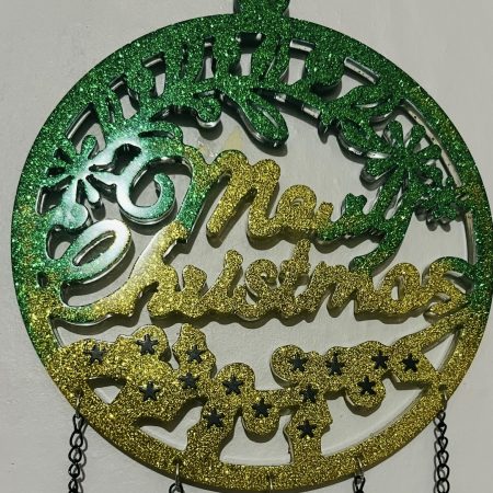Merry Christmas hanging decoration