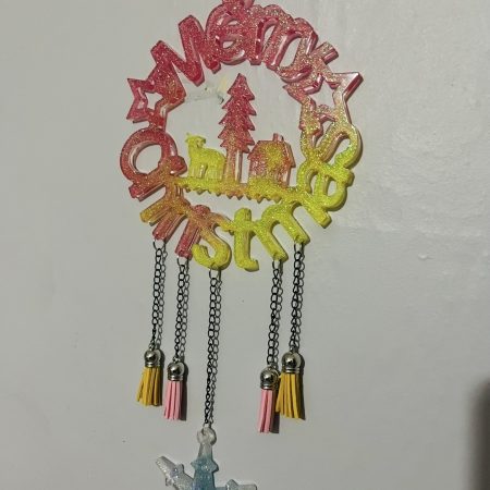 Merry Christmas hanging decoration
