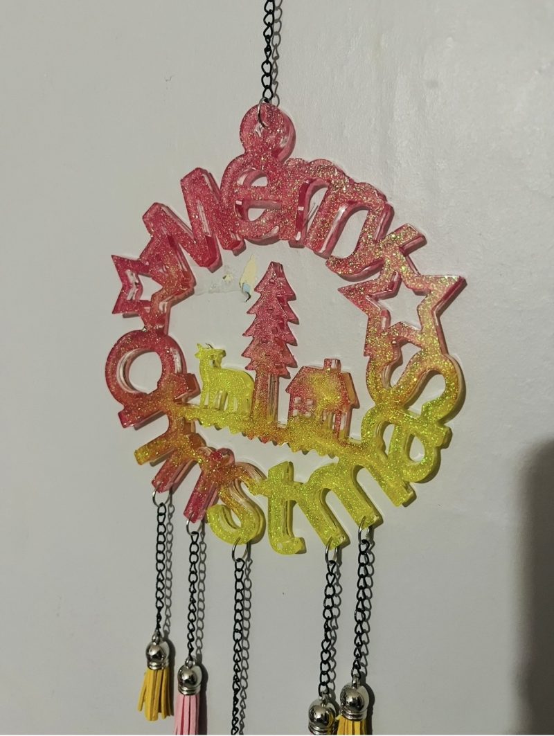 Merry Christmas hanging decoration