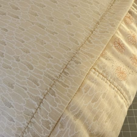 Set of Handmade Quilted Patchwork Cushion Covers –Boho/ Vintage Beige
