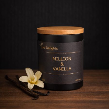 Million & Vanilla candle - small and large