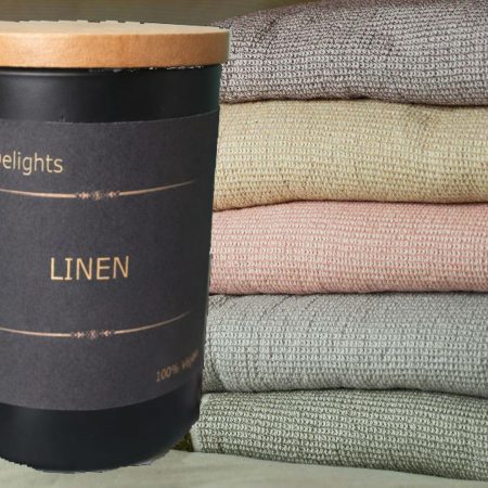 Linen candle - small and large