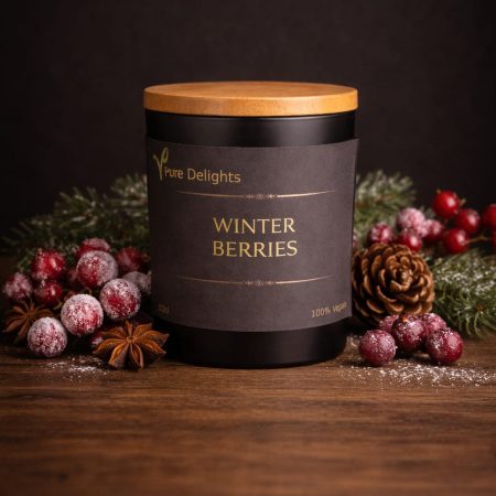 Winter Berries soy candle - small or large