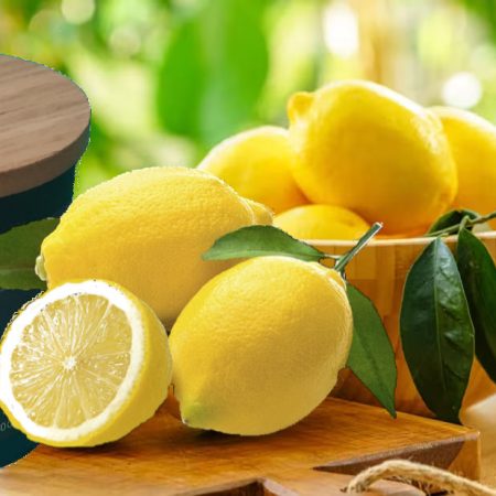 Lemon soy wax candle - small or large