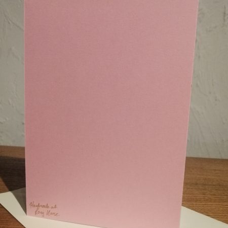 Floral Birthday Card in shabby chic style