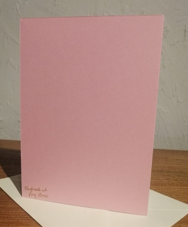 Floral Birthday Card in shabby chic style