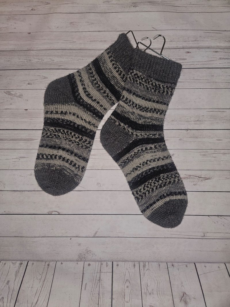 Handknitted socks. Womens size 5.