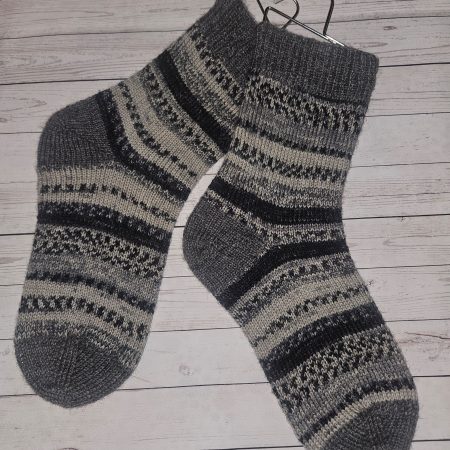 Handknitted socks. Womens size 5.