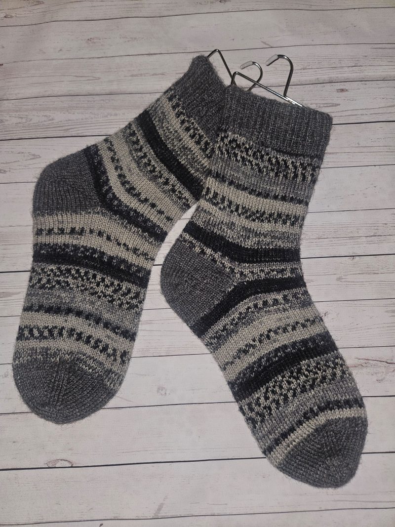 Handknitted socks. Womens size 5.
