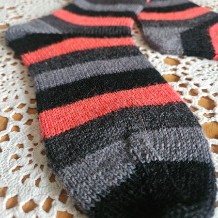 Handknitted socks. Womens size 6.