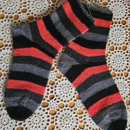 Handknitted socks. Womens size 6.