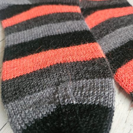 Handknitted socks. Womens size 6.