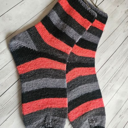Handknitted socks. Womens size 6.