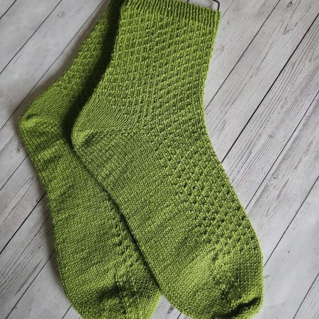 Handknitted socks. Womens size 6.