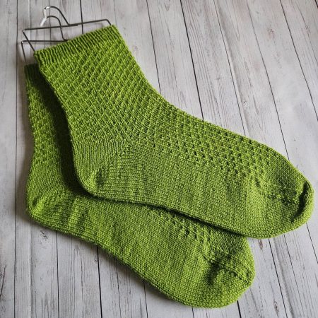 Handknitted socks. Womens size 6.