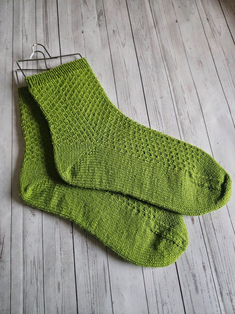 Handknitted socks. Womens size 6.