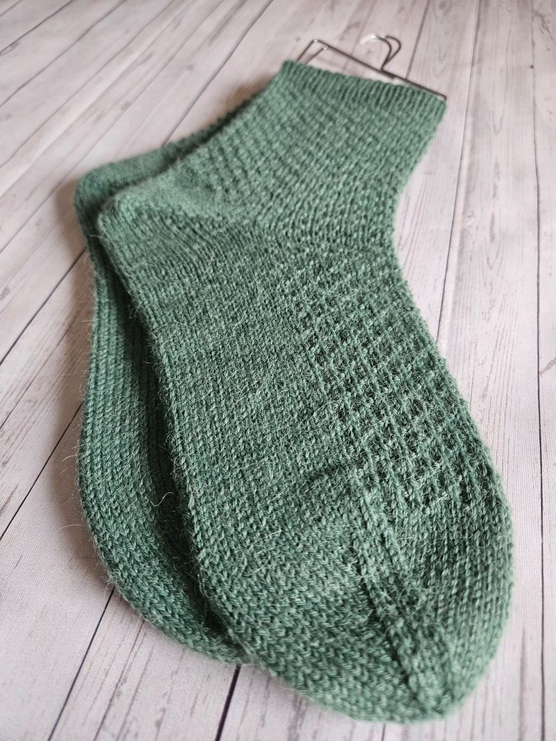Handknitted socks. Womens size 6.