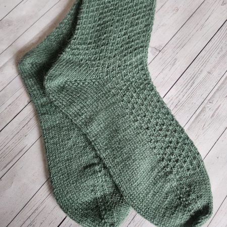Handknitted socks. Womens size 6.