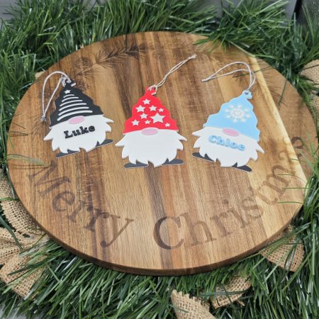 Personalised Gonk/Gnome Christmas bauble