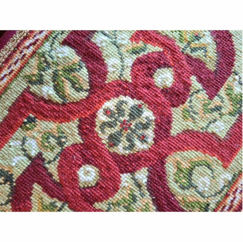 Tapestry Kit-Red Knotwork traditional design to sew in cross-stitch