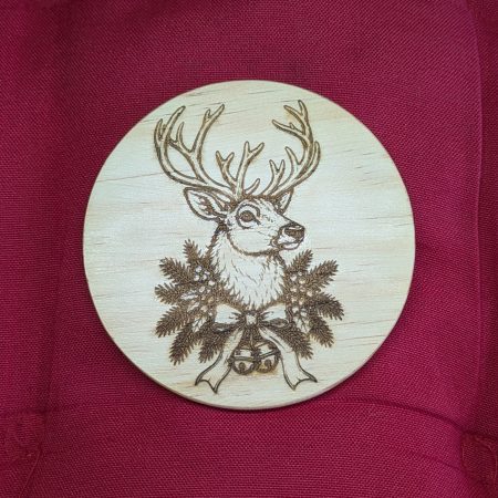Wooden Christmas Coasters