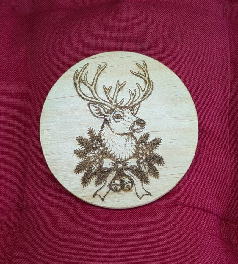 Wooden Christmas Coasters