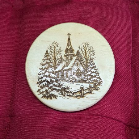 Wooden Christmas Coasters