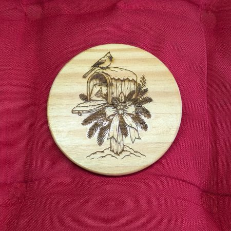 Wooden Christmas Coasters