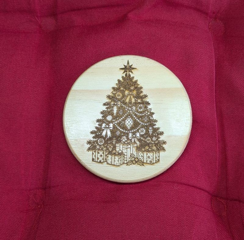 Wooden Christmas Coasters