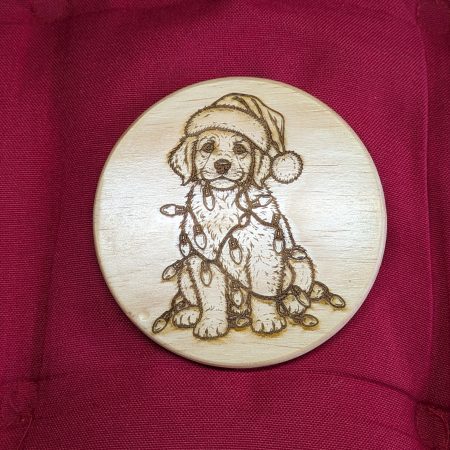 Wooden Christmas Coasters