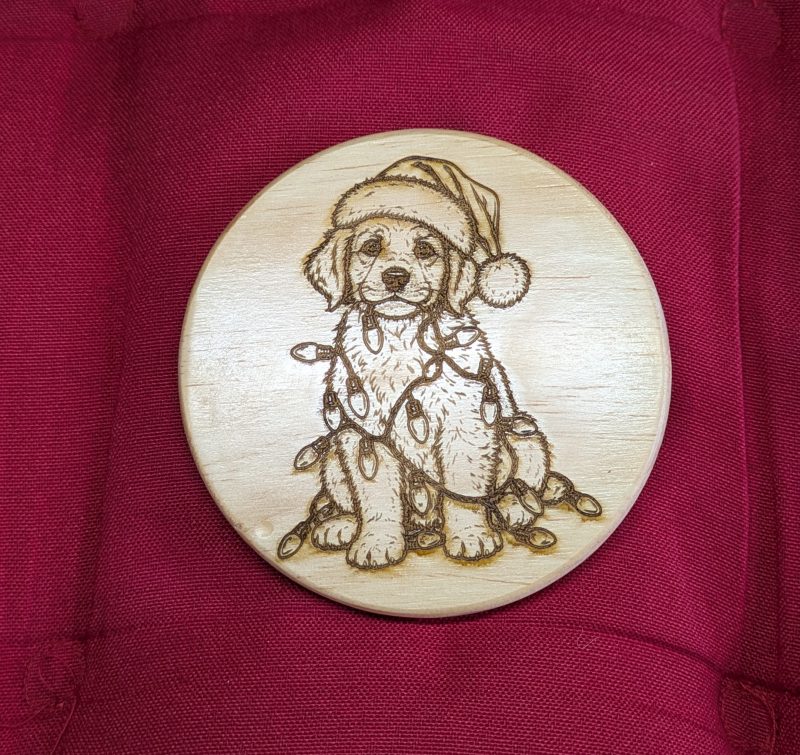 Wooden Christmas Coasters
