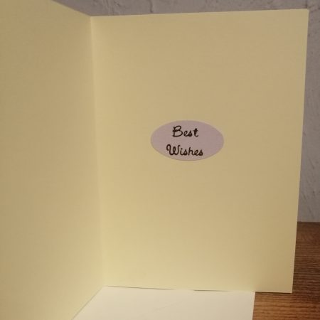 Bee themed Birthday Card in Yellow and Pink card