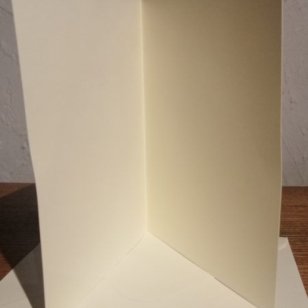 "Sending Love" handmade yellow card with a bee theme and side ribbon