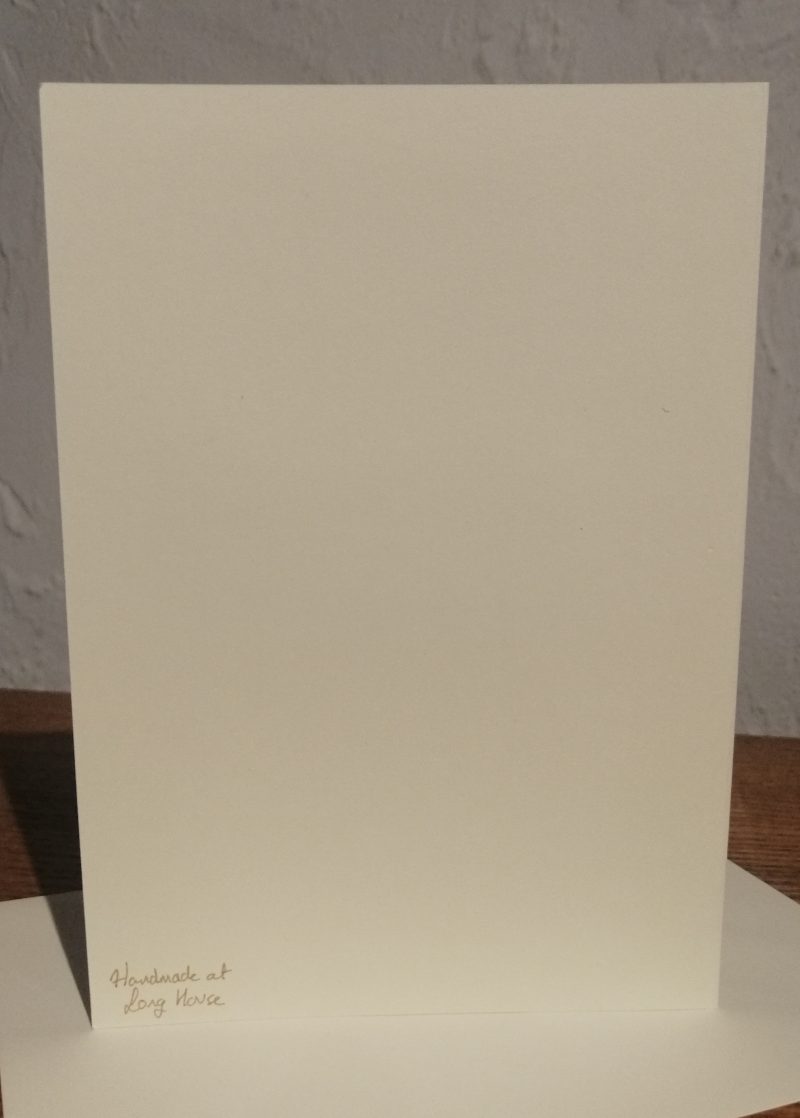 Floral Handmade Birthday Card with designed front