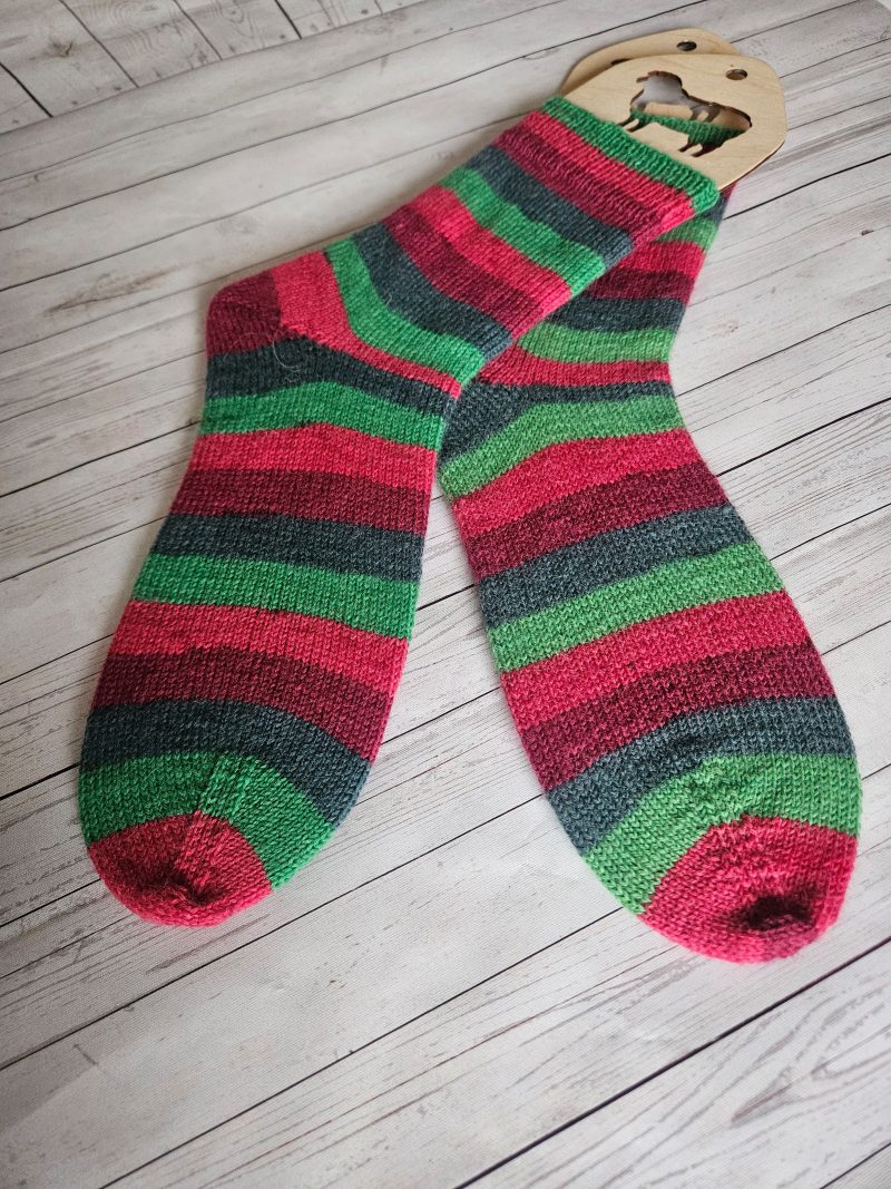 Handknitted socks. Mens size 9.