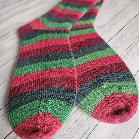 Handknitted socks. Mens size 9.