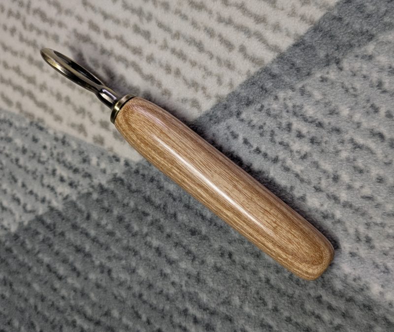 Hand turned ash bottle opener