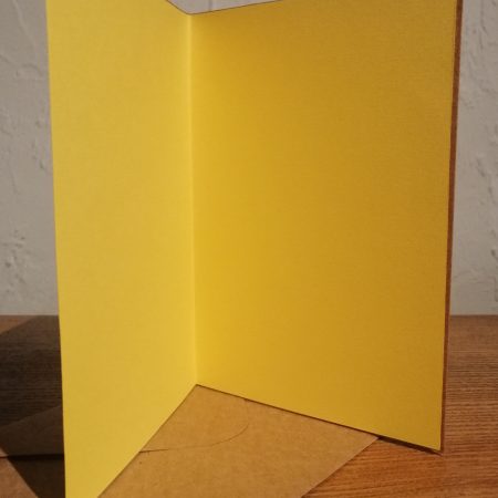 "Thank You" card with a bee theme