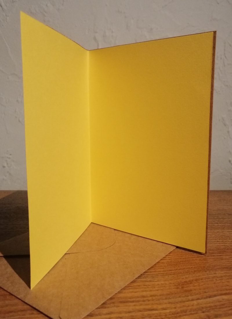 "Thank You" card with a bee theme