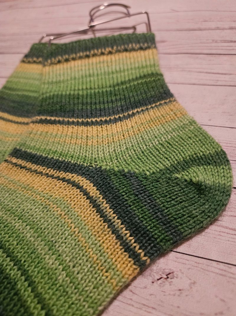 Handknitted socks. Womens size 5.