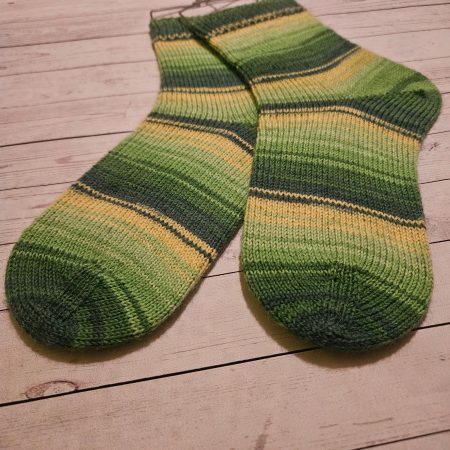 Handknitted socks. Womens size 5.