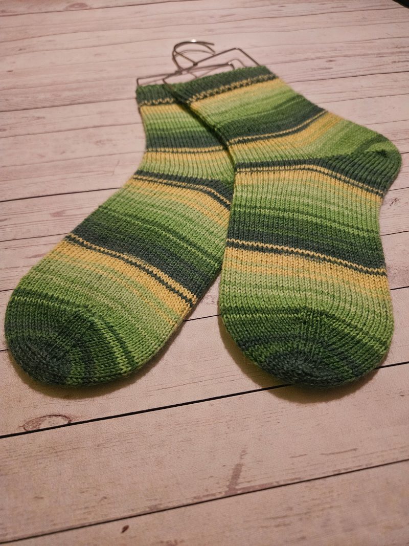 Handknitted socks. Womens size 5.