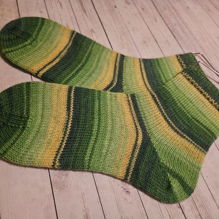 Handknitted socks. Womens size 5.