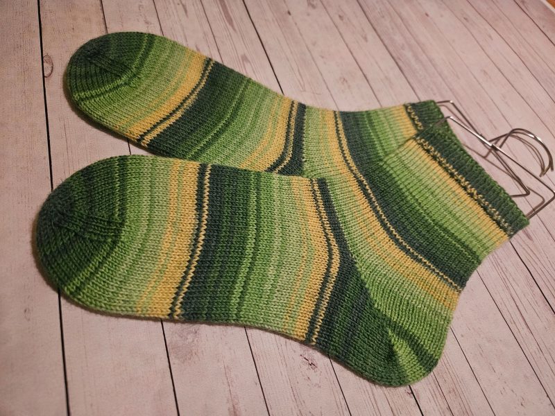 Handknitted socks. Womens size 5.